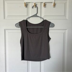 Women's Sleeveless Gray Top